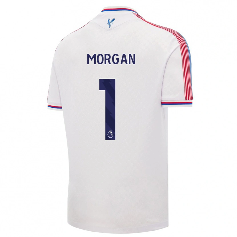 Danxen Barn Chloe Morgan #1 Vit Röd Blå Hemmatröja Matchtröjor 2026/27 Tröjor T-Tröja
