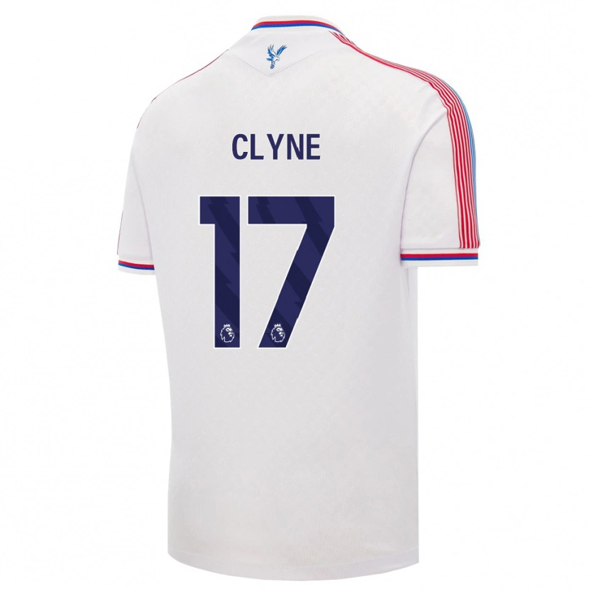 Danxen Barn Nathaniel Clyne #17 Vit Röd Blå Hemmatröja Matchtröjor 2026/27 Tröjor T-Tröja