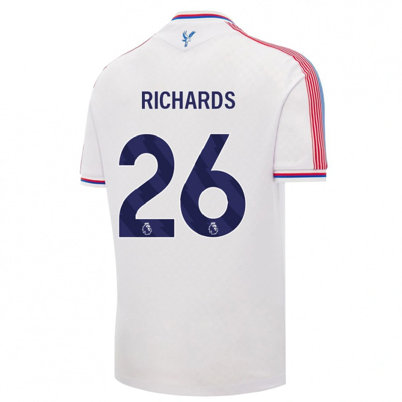 Danxen Barn Chris Richards #26 Vit Röd Blå Hemmatröja Matchtröjor 2026/27 Tröjor T-Tröja
