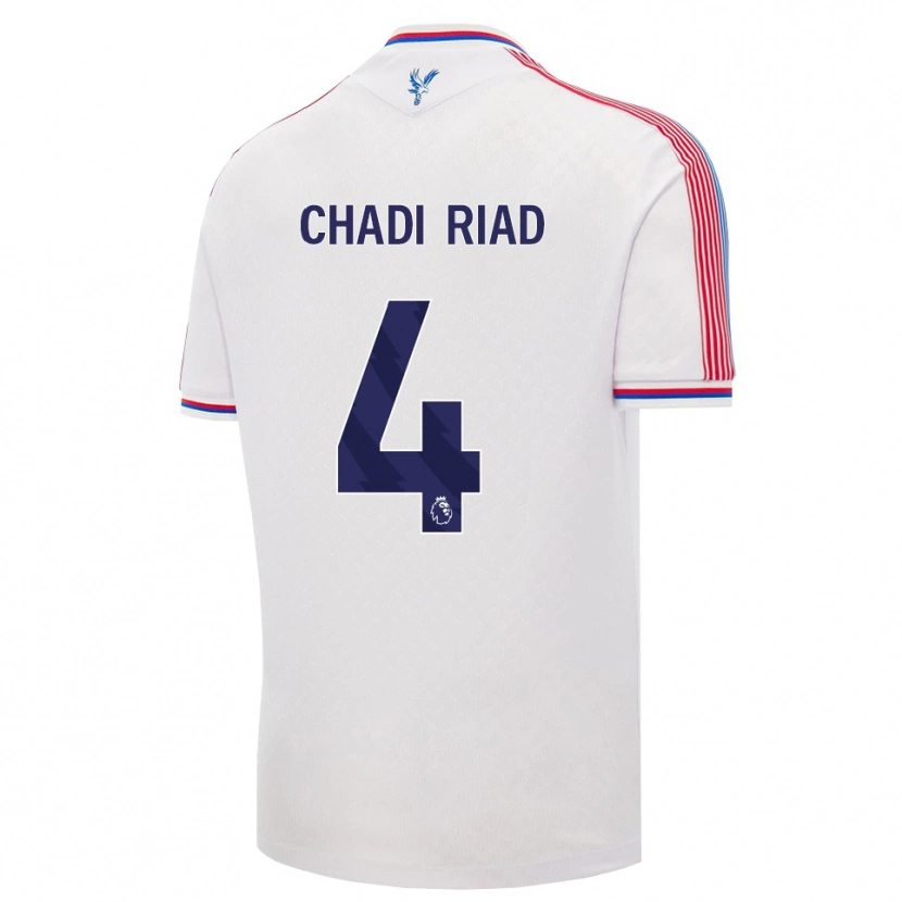 Danxen Barn Chadi Riad #4 Vit Röd Blå Hemmatröja Matchtröjor 2026/27 Tröjor T-Tröja
