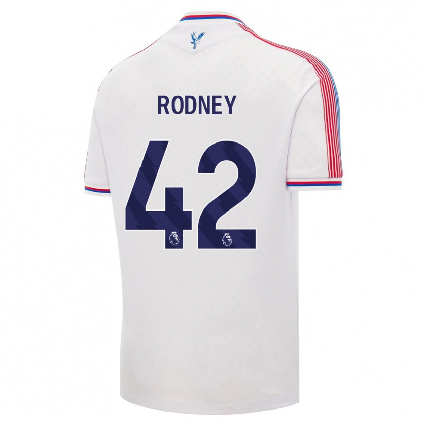 Danxen Barn Kaden Rodney #42 Vit Röd Blå Hemmatröja Matchtröjor 2026/27 Tröjor T-Tröja