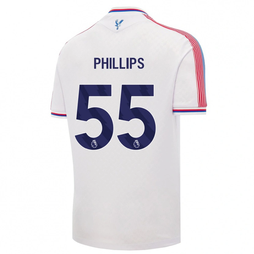 Danxen Barn Killian Phillips #55 Vit Röd Blå Hemmatröja Matchtröjor 2026/27 Tröjor T-Tröja