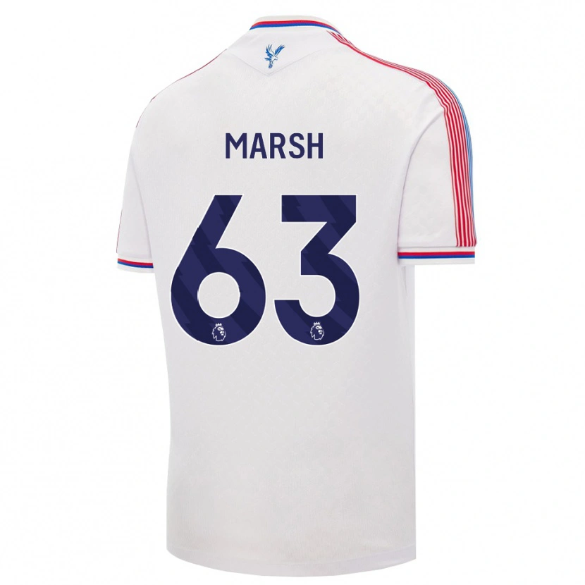 Danxen Barn Zach Marsh #63 Vit Röd Blå Hemmatröja Matchtröjor 2026/27 Tröjor T-Tröja