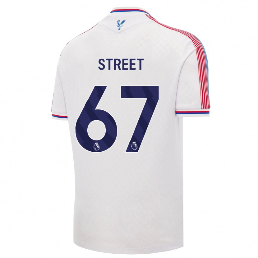Danxen Barn Rob Street #67 Vit Röd Blå Hemmatröja Matchtröjor 2026/27 Tröjor T-Tröja