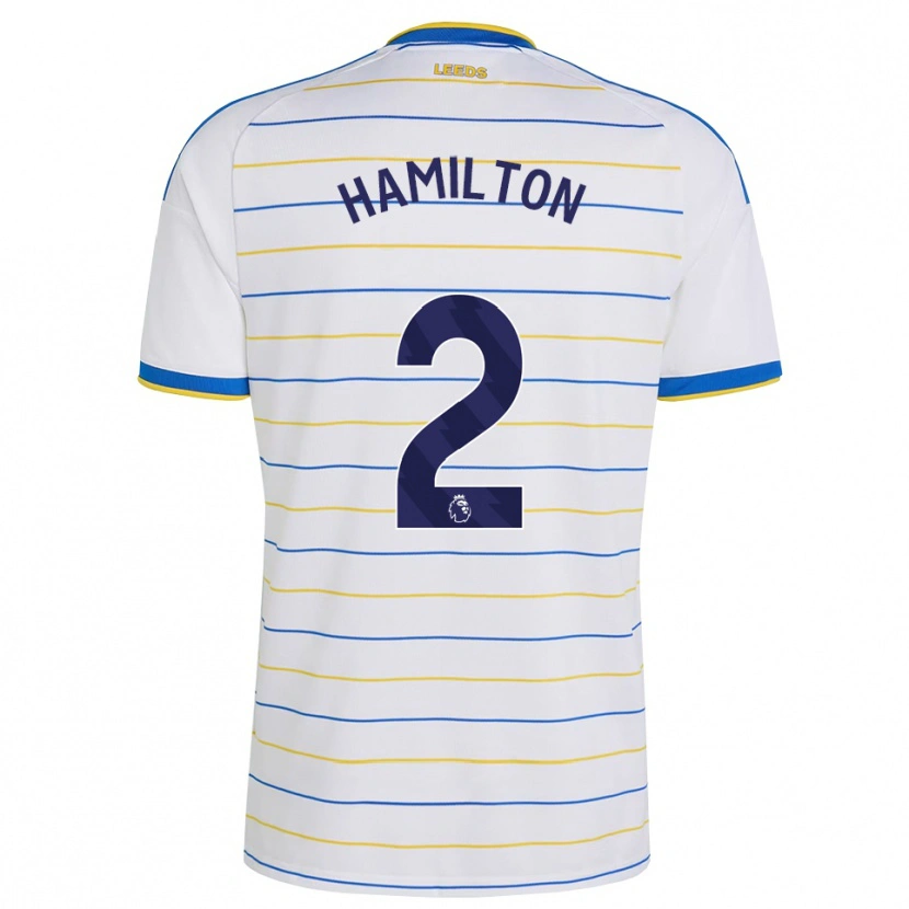 Danxen Barn Joshua Hamilton #2 Röd Gul Blå Hemmatröja Matchtröjor 2026/27 Tröjor T-Tröja
