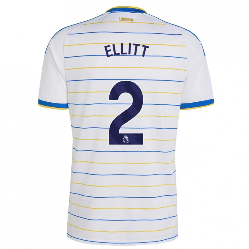 Danxen Barn Izzy Ellitt #2 Röd Gul Blå Hemmatröja Matchtröjor 2026/27 Tröjor T-Tröja