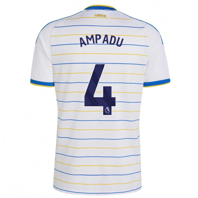 Danxen Barn Ethan Ampadu #4 Röd Gul Blå Hemmatröja Matchtröjor 2026/27 Tröjor T-Tröja