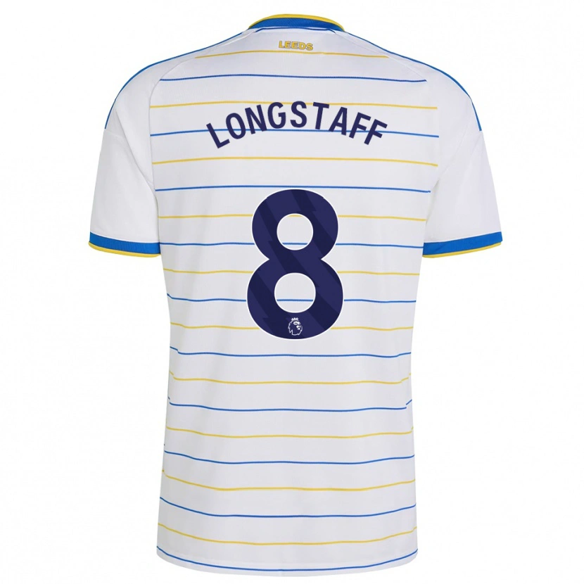 Danxen Barn Sean Longstaff #8 Röd Gul Blå Hemmatröja Matchtröjor 2026/27 Tröjor T-Tröja