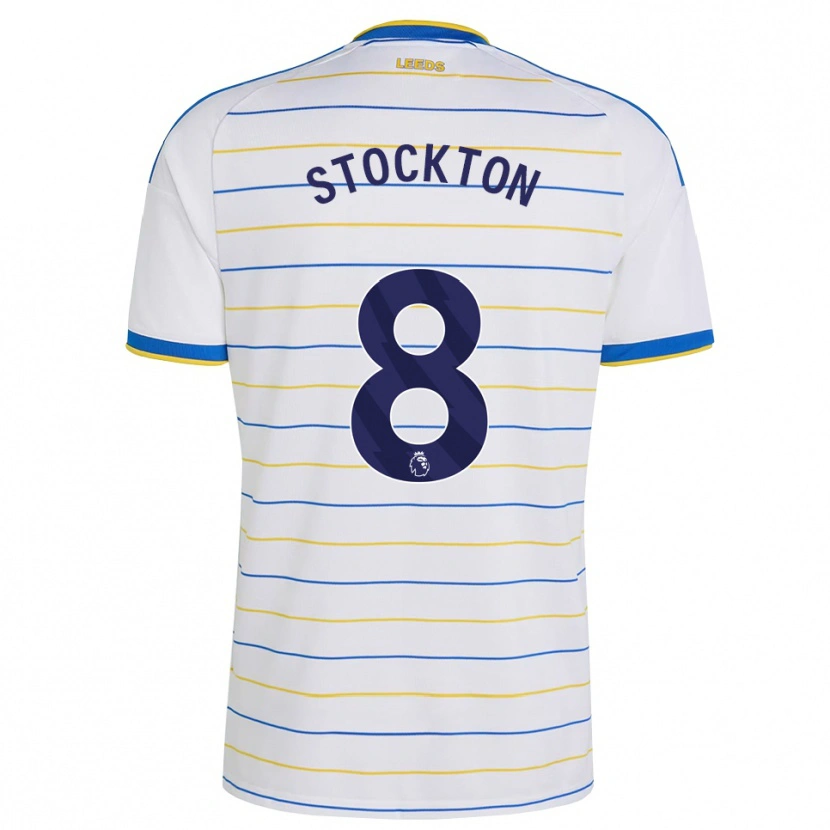 Danxen Barn Tom Stockton #8 Röd Gul Blå Hemmatröja Matchtröjor 2026/27 Tröjor T-Tröja