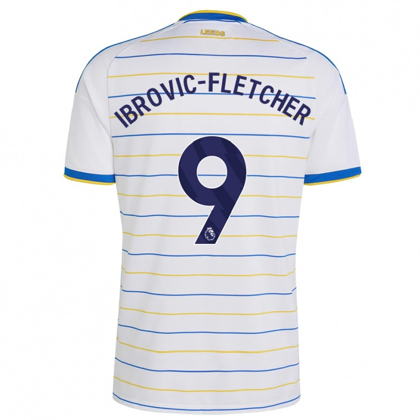 Danxen Barn Edward Ibrovic-Fletcher #9 Röd Gul Blå Hemmatröja Matchtröjor 2026/27 Tröjor T-Tröja