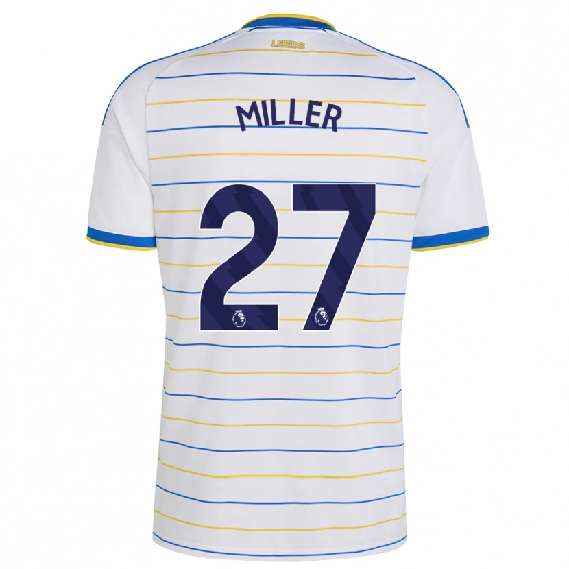 Danxen Barn Amari Miller #27 Röd Gul Blå Hemmatröja Matchtröjor 2026/27 Tröjor T-Tröja