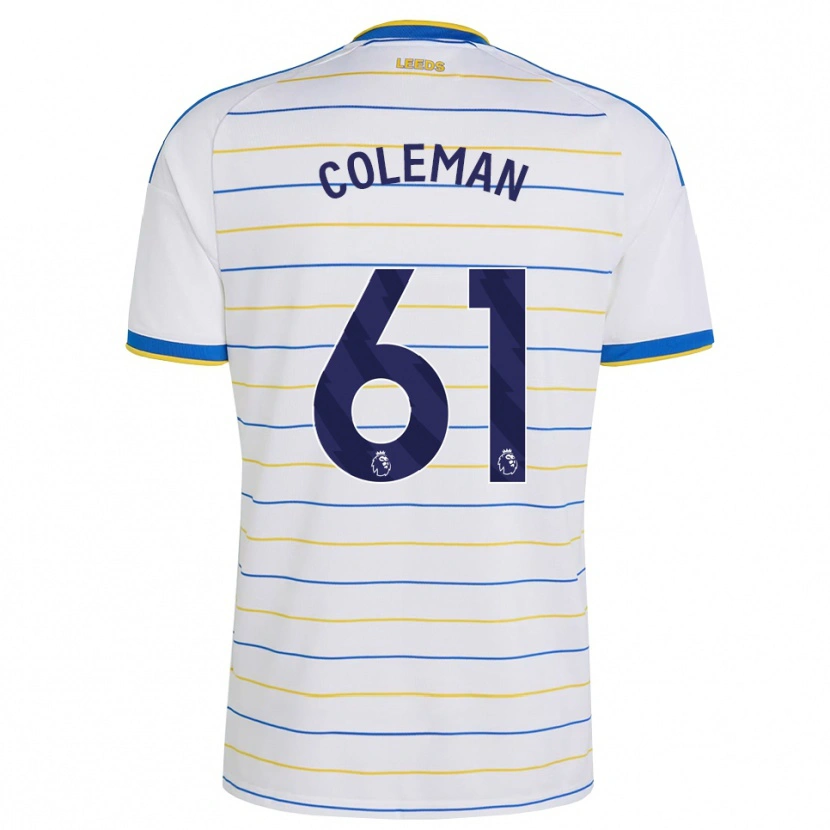 Danxen Barn Cian Coleman #61 Röd Gul Blå Hemmatröja Matchtröjor 2026/27 Tröjor T-Tröja