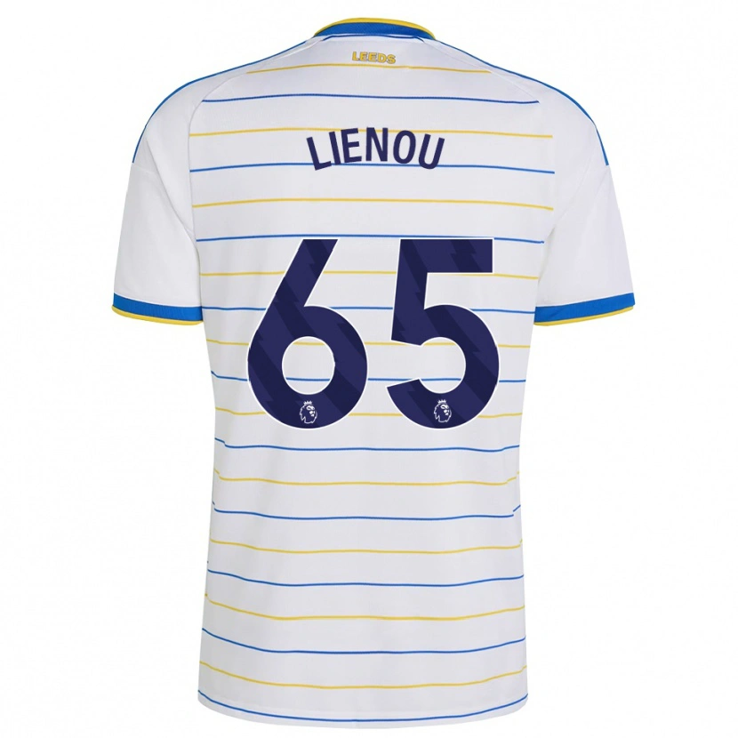 Danxen Barn Jayden Lienou #65 Röd Gul Blå Hemmatröja Matchtröjor 2026/27 Tröjor T-Tröja