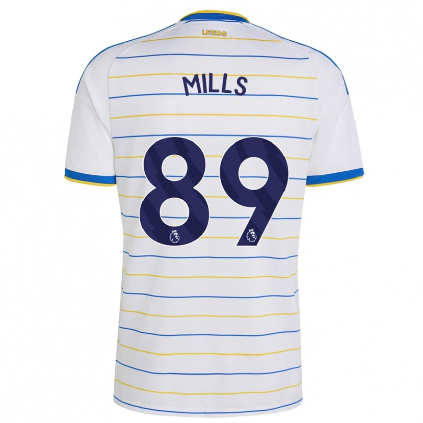 Danxen Barn Callum Mills #89 Röd Gul Blå Hemmatröja Matchtröjor 2026/27 Tröjor T-Tröja