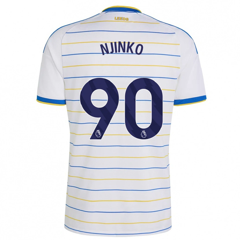 Danxen Barn Carrick Njinko #90 Röd Gul Blå Hemmatröja Matchtröjor 2026/27 Tröjor T-Tröja