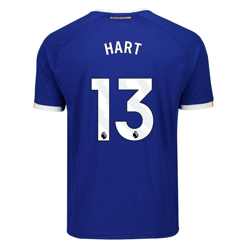 Danxen Barn Libby Hart #13 Blå Vit Gul Hemmatröja Matchtröjor 2026/27 Tröjor T-Tröja