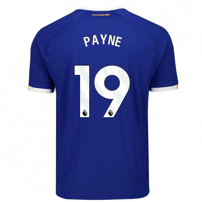 Danxen Barn Heather Payne #19 Blå Vit Gul Hemmatröja Matchtröjor 2026/27 Tröjor T-Tröja