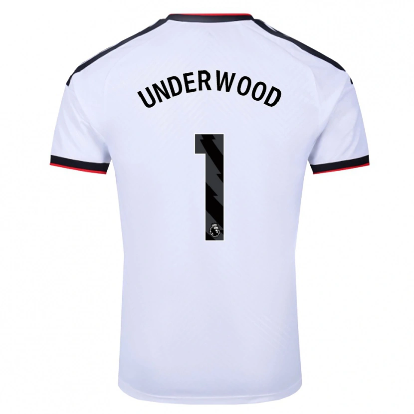 Danxen Barn Marco Underwood #1 Vit Svart Röd Hemmatröja Matchtröjor 2026/27 Tröjor T-Tröja