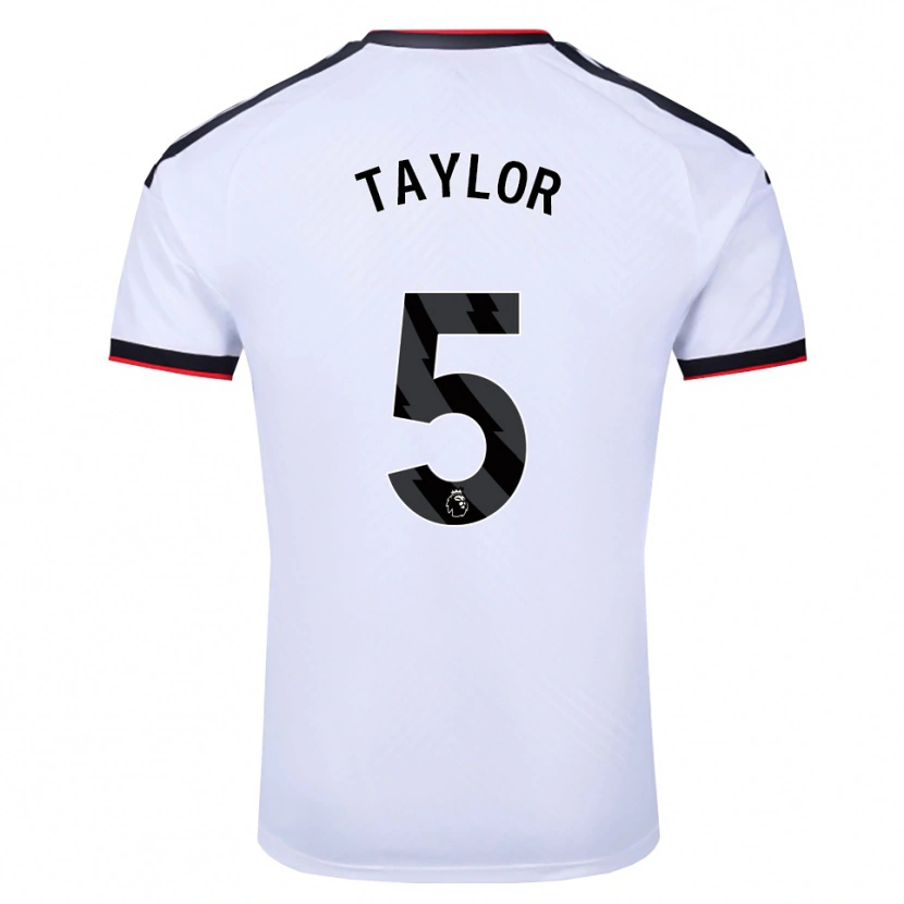 Danxen Barn Archie Taylor #5 Vit Svart Röd Hemmatröja Matchtröjor 2026/27 Tröjor T-Tröja