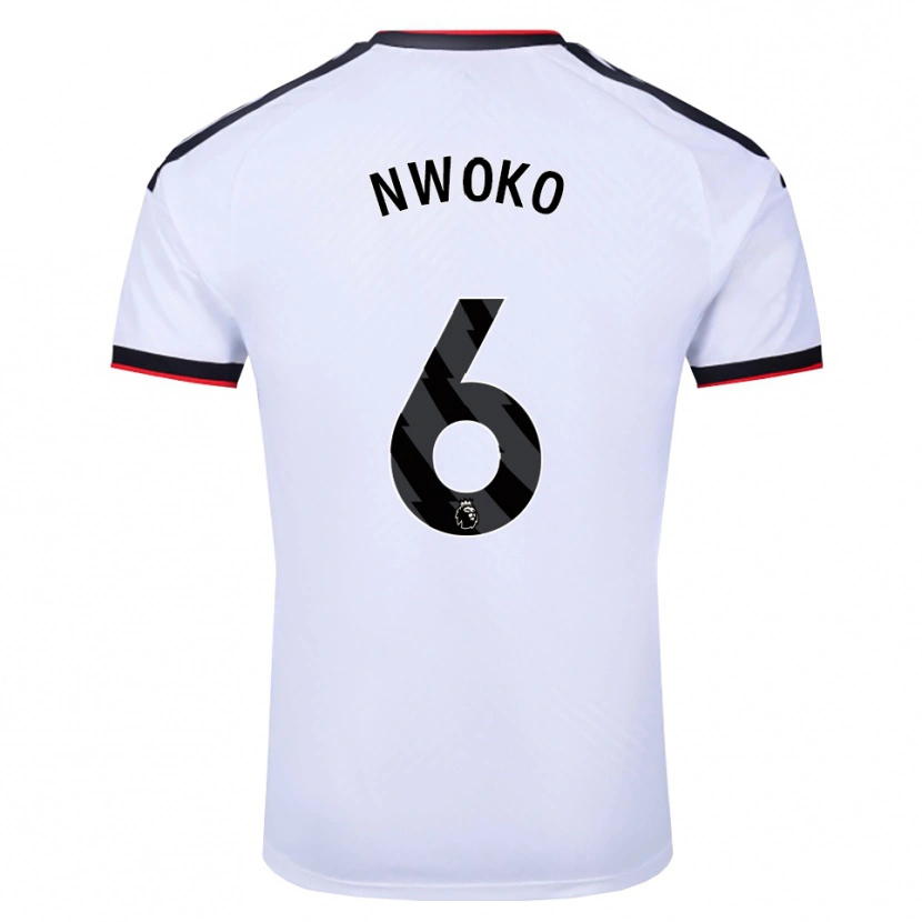 Danxen Barn Chibuzo Nwoko #6 Vit Svart Röd Hemmatröja Matchtröjor 2026/27 Tröjor T-Tröja