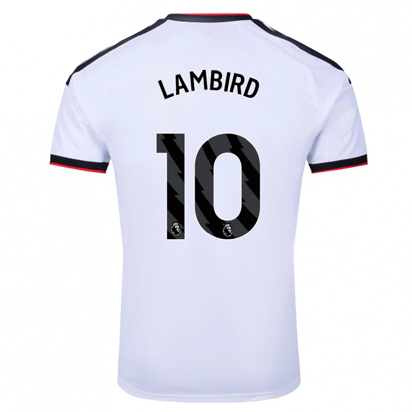 Danxen Barn Lilly Lambird #10 Vit Svart Röd Hemmatröja Matchtröjor 2026/27 Tröjor T-Tröja
