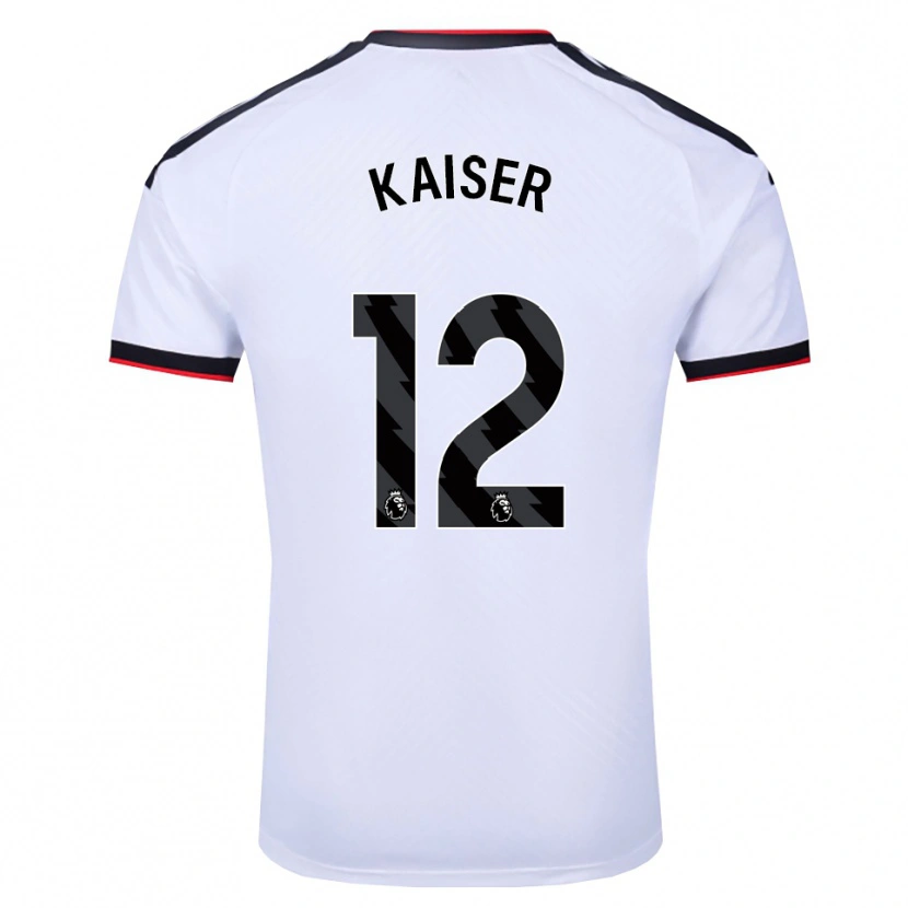 Danxen Barn Dino Kaiser #12 Vit Svart Röd Hemmatröja Matchtröjor 2026/27 Tröjor T-Tröja