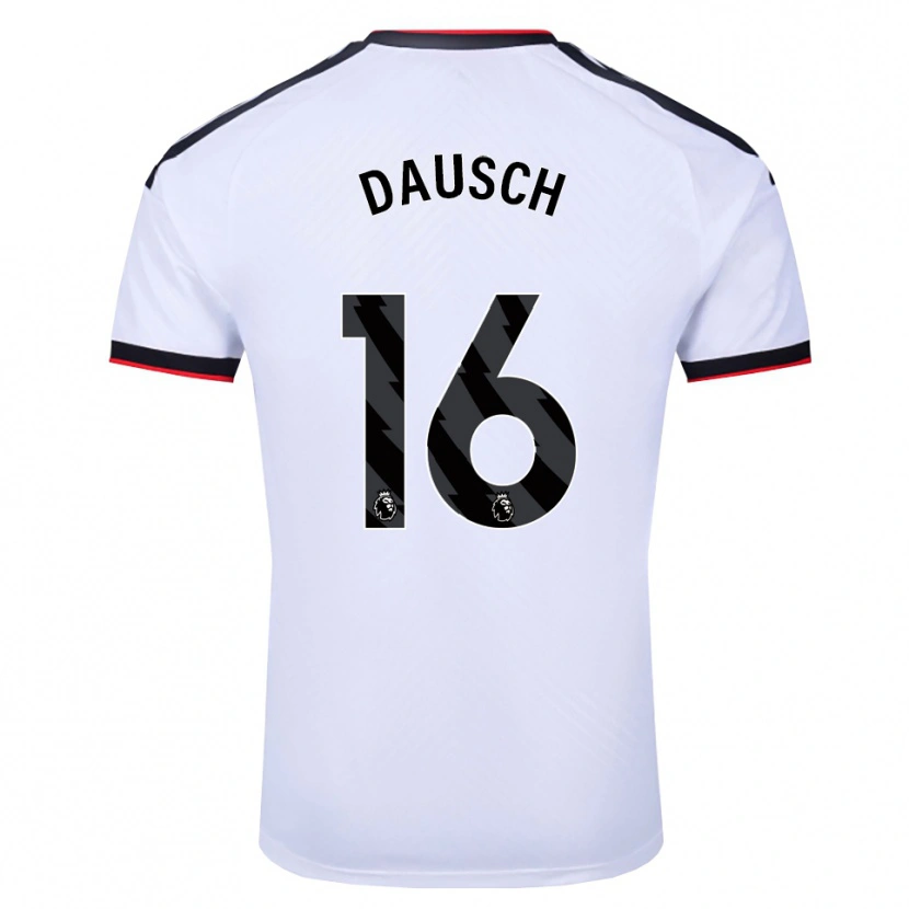 Danxen Barn Leo Dausch #16 Vit Svart Röd Hemmatröja Matchtröjor 2026/27 Tröjor T-Tröja