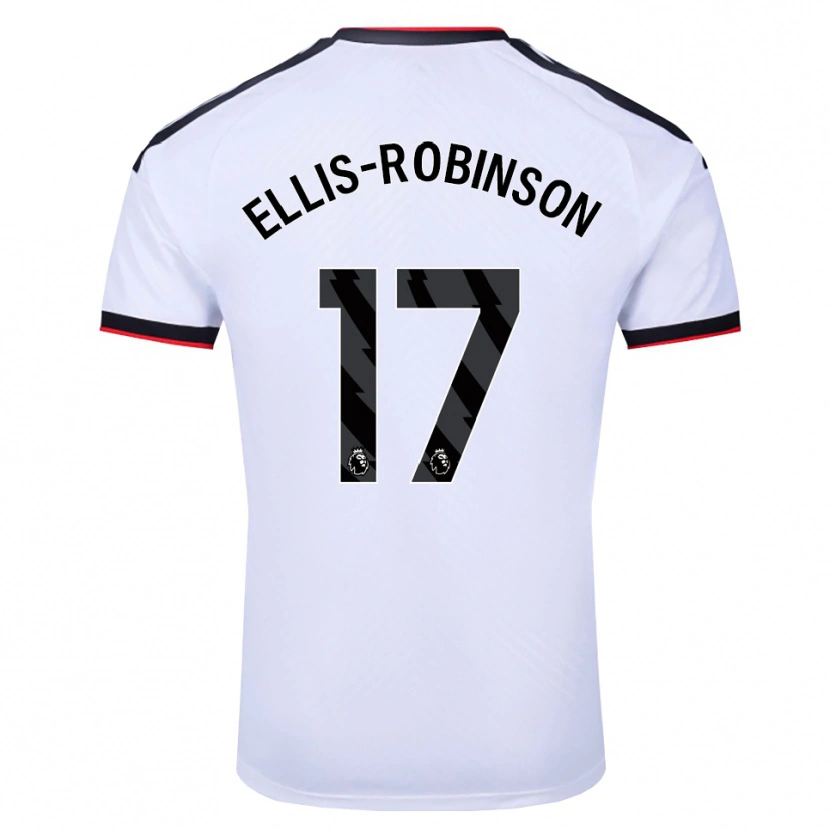Danxen Barn Eddie Ellis-Robinson #17 Vit Svart Röd Hemmatröja Matchtröjor 2026/27 Tröjor T-Tröja