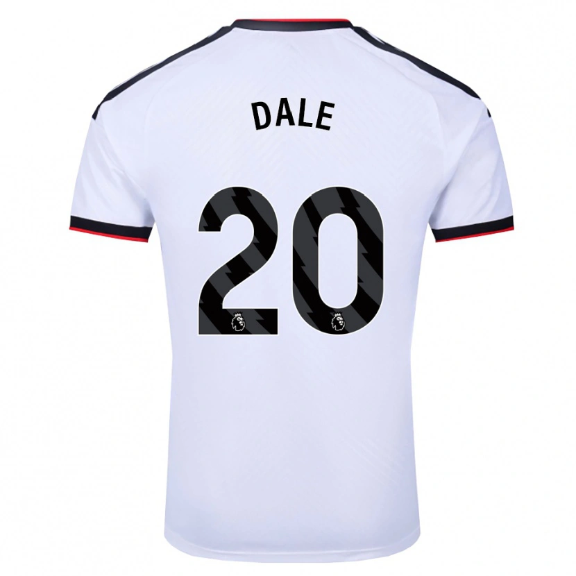 Danxen Barn Olivia Dale #20 Vit Svart Röd Hemmatröja Matchtröjor 2026/27 Tröjor T-Tröja