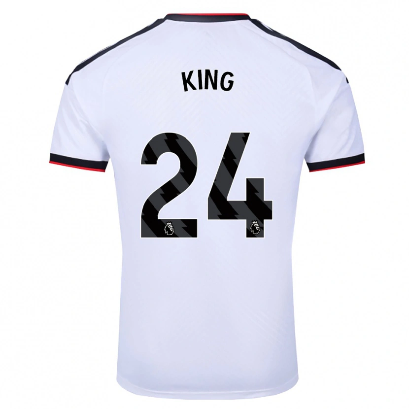 Danxen Barn Josh King #24 Vit Svart Röd Hemmatröja Matchtröjor 2026/27 Tröjor T-Tröja