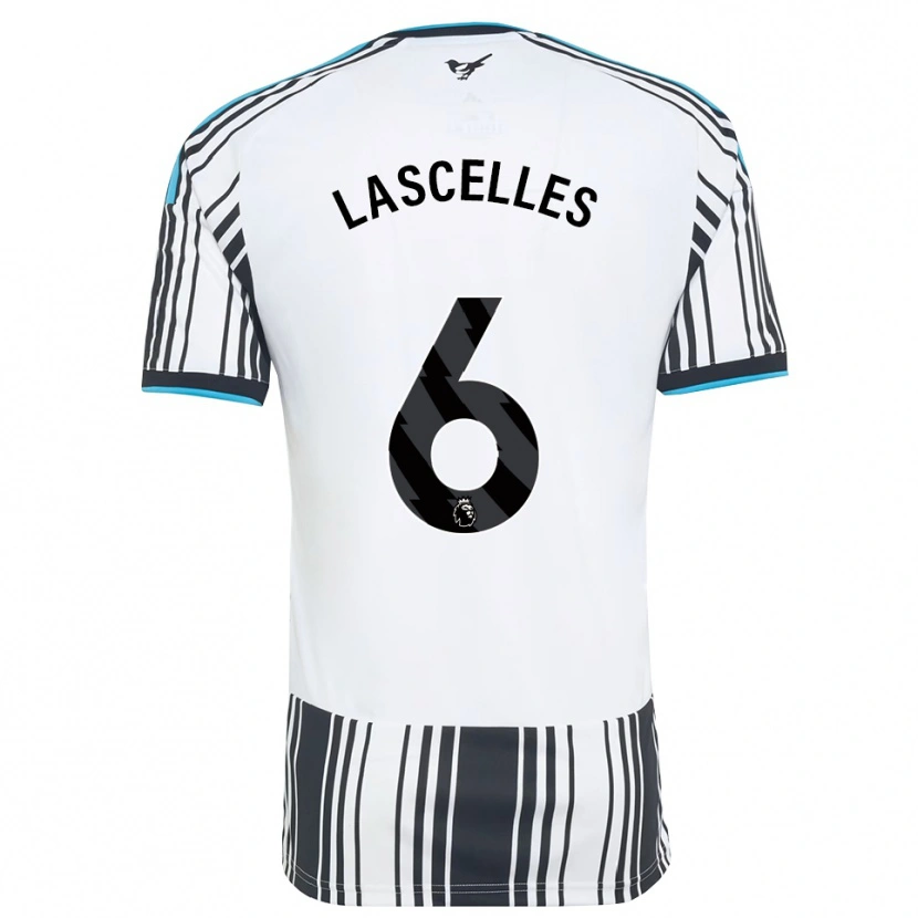 Danxen Barn Jamaal Lascelles #6 Himmelsblå Svart Vit Hemmatröja Matchtröjor 2026/27 Tröjor T-Tröja
