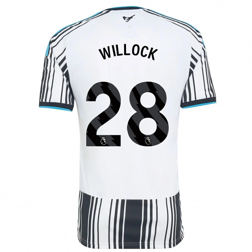 Danxen Barn Joe Willock #28 Himmelsblå Svart Vit Hemmatröja Matchtröjor 2026/27 Tröjor T-Tröja