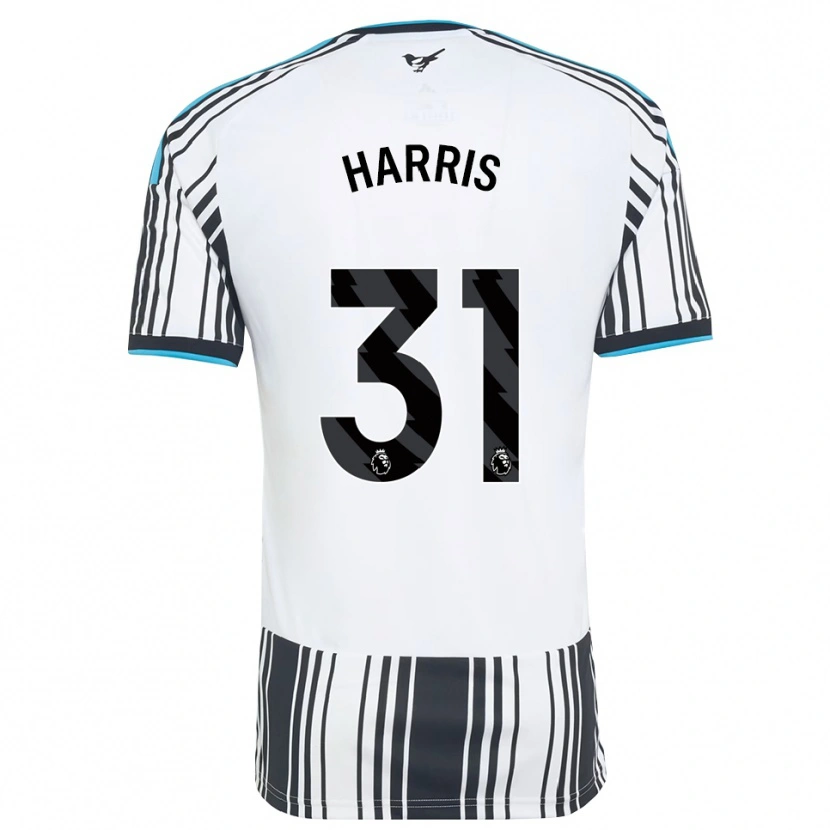 Danxen Barn Aidan Harris #31 Himmelsblå Svart Vit Hemmatröja Matchtröjor 2026/27 Tröjor T-Tröja