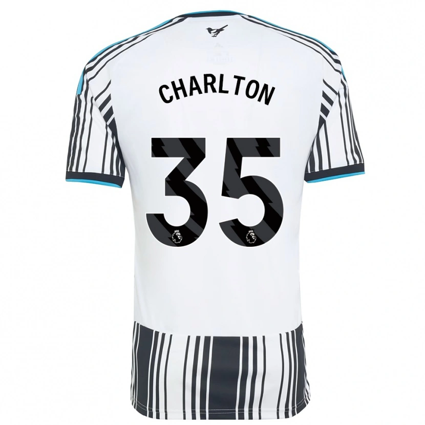 Danxen Barn Dylan Charlton #35 Himmelsblå Svart Vit Hemmatröja Matchtröjor 2026/27 Tröjor T-Tröja