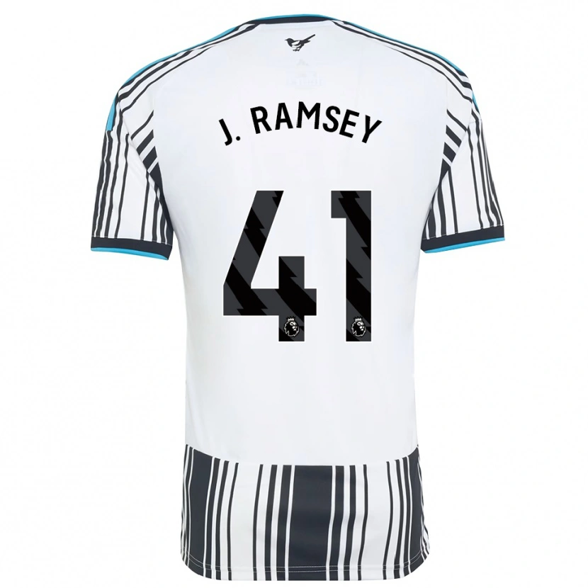 Danxen Barn Jacob Ramsey #41 Himmelsblå Svart Vit Hemmatröja Matchtröjor 2026/27 Tröjor T-Tröja