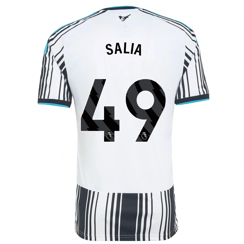 Danxen Barn Vakhtang Salia #49 Himmelsblå Svart Vit Hemmatröja Matchtröjor 2026/27 Tröjor T-Tröja