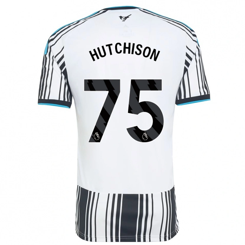 Danxen Barn Alfie Hutchison #75 Himmelsblå Svart Vit Hemmatröja Matchtröjor 2026/27 Tröjor T-Tröja
