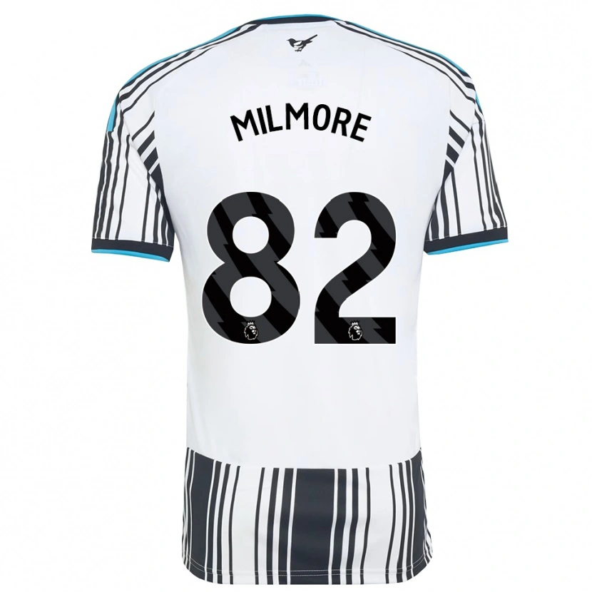 Danxen Barn Carter Milmore #82 Himmelsblå Svart Vit Hemmatröja Matchtröjor 2026/27 Tröjor T-Tröja