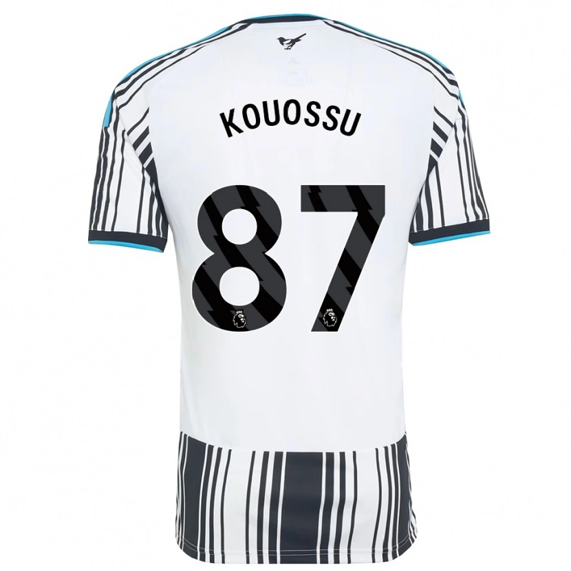 Danxen Barn Jayden Kouossu #87 Himmelsblå Svart Vit Hemmatröja Matchtröjor 2026/27 Tröjor T-Tröja