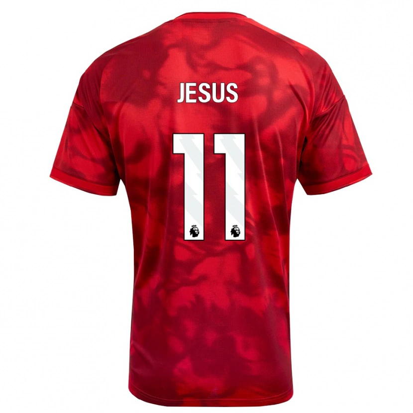 Danxen Barn Igor Jesus #11 Karmosinröd Vit Hemmatröja Matchtröjor 2026/27 Tröjor T-Tröja