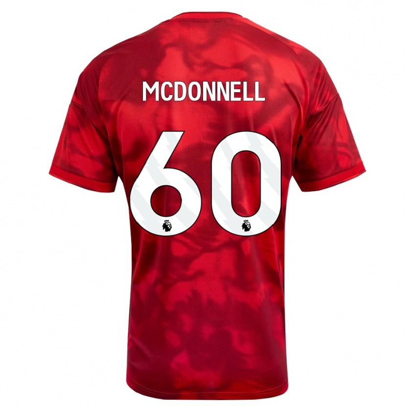 Danxen Barn Grady Mcdonnell #60 Karmosinröd Vit Hemmatröja Matchtröjor 2026/27 Tröjor T-Tröja
