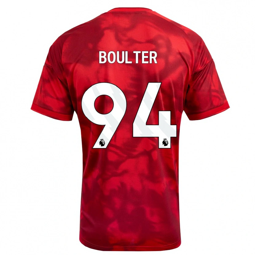 Danxen Barn Evan Boulter #94 Karmosinröd Vit Hemmatröja Matchtröjor 2026/27 Tröjor T-Tröja