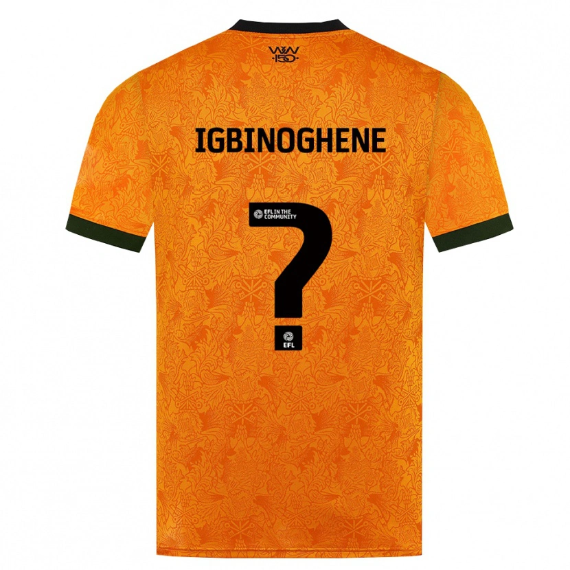 Danxen Barn Testimony Igbinoghene #0 Orange Svart Hemmatröja Matchtröjor 2026/27 Tröjor T-Tröja