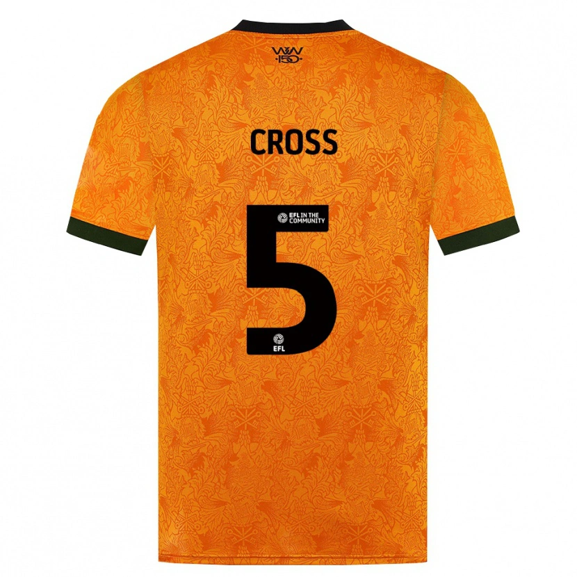 Danxen Barn Emma Cross #5 Orange Svart Hemmatröja Matchtröjor 2026/27 Tröjor T-Tröja