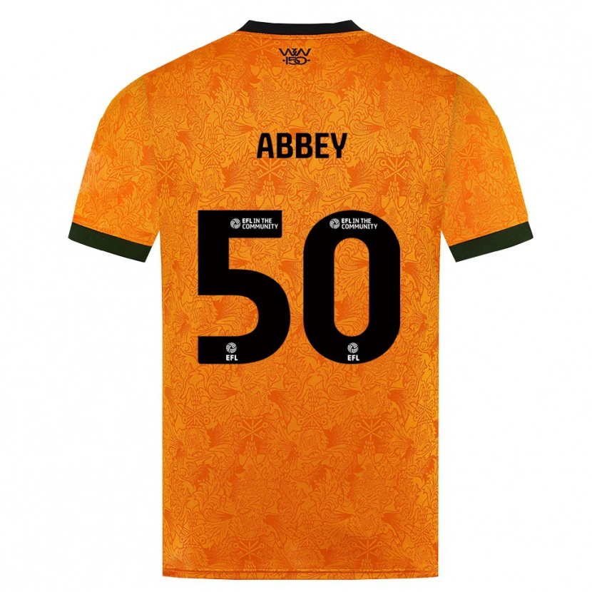 Danxen Barn Jerome Abbey #50 Orange Svart Hemmatröja Matchtröjor 2026/27 Tröjor T-Tröja