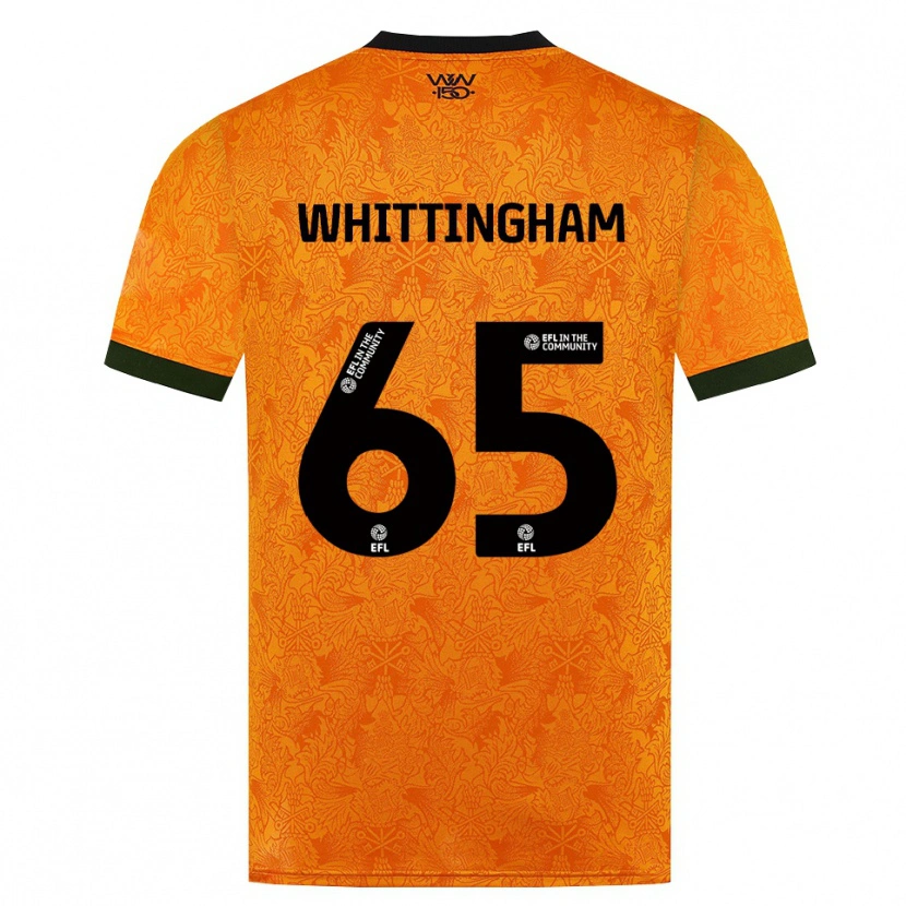 Danxen Barn Matthew Whittingham #65 Orange Svart Hemmatröja Matchtröjor 2026/27 Tröjor T-Tröja