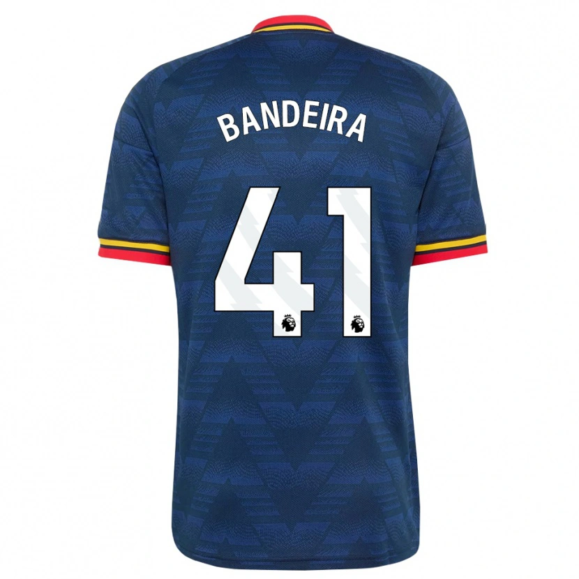 Danxen Barn Mauro Bandeira #41 Midnattsblå Gul Röd Bortatröja Matchtröjor 2026/27 Tröjor T-Tröja