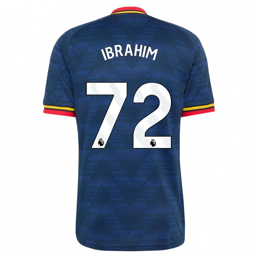 Danxen Barn Ife Ibrahim #72 Midnattsblå Gul Röd Bortatröja Matchtröjor 2026/27 Tröjor T-Tröja