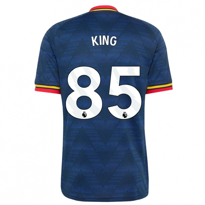 Danxen Barn Josiah King #85 Midnattsblå Gul Röd Bortatröja Matchtröjor 2026/27 Tröjor T-Tröja