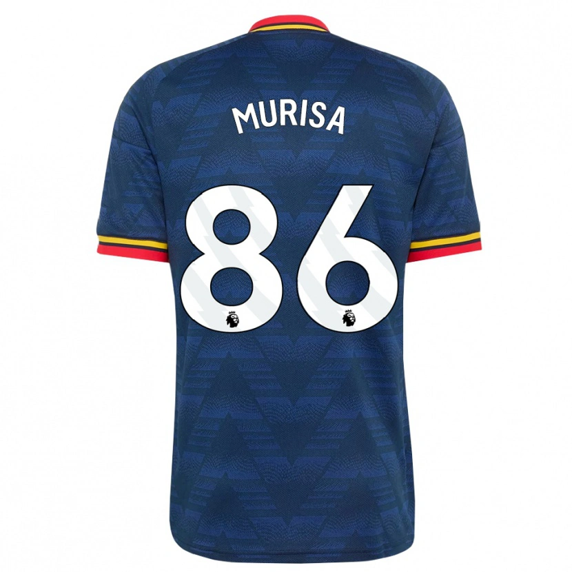 Danxen Barn Teshaun Murisa #86 Midnattsblå Gul Röd Bortatröja Matchtröjor 2026/27 Tröjor T-Tröja